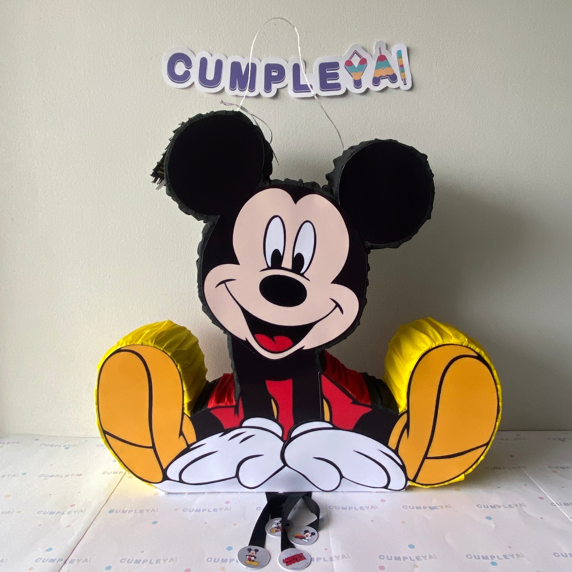 PIÑATA 60 CM XL MICKEY MOUSE SENTADO