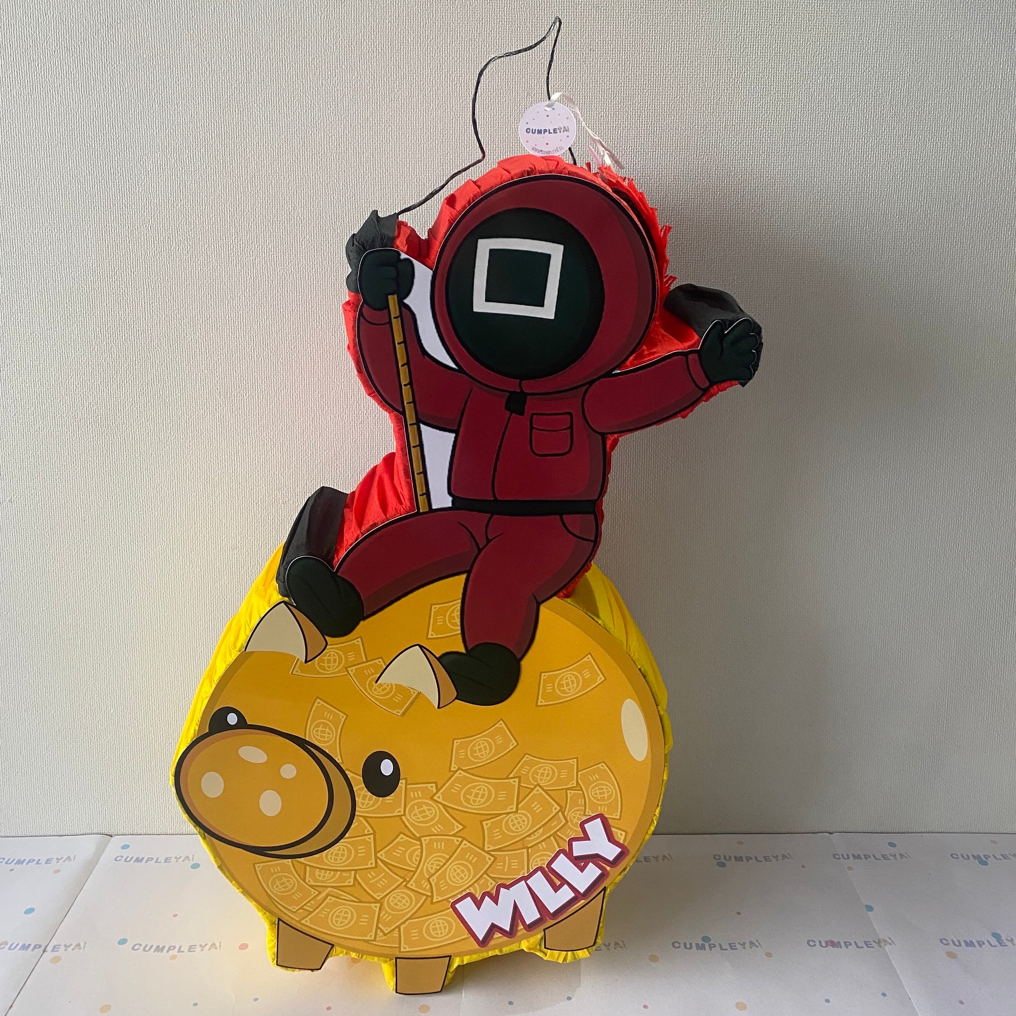 PIÑATA 60 CM XL JUEGO DEL CALAMAR