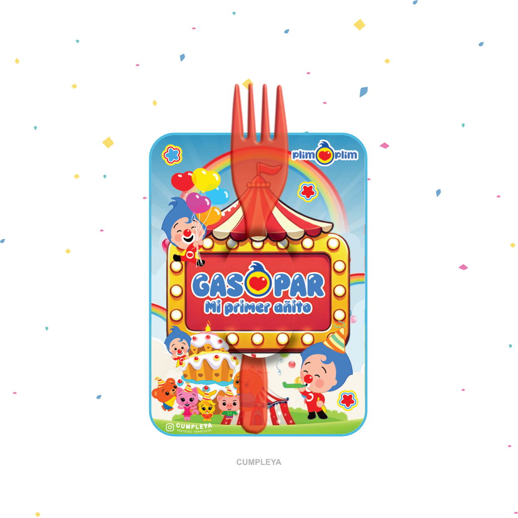 PORTA CUBIERTO PLIM PLIM 7X13CM TEMÁTICO