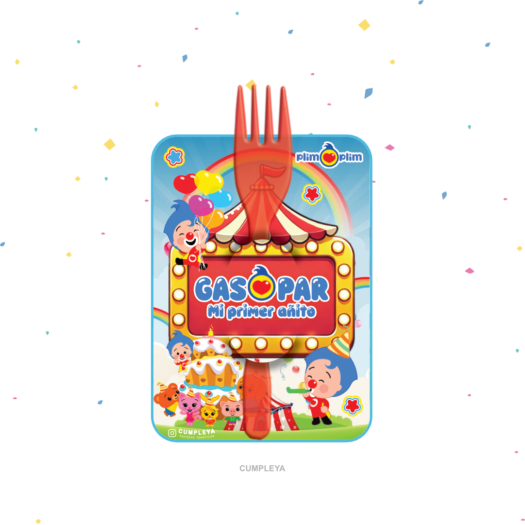 PORTA CUBIERTO PLIM PLIM 7X13CM TEMÁTICO