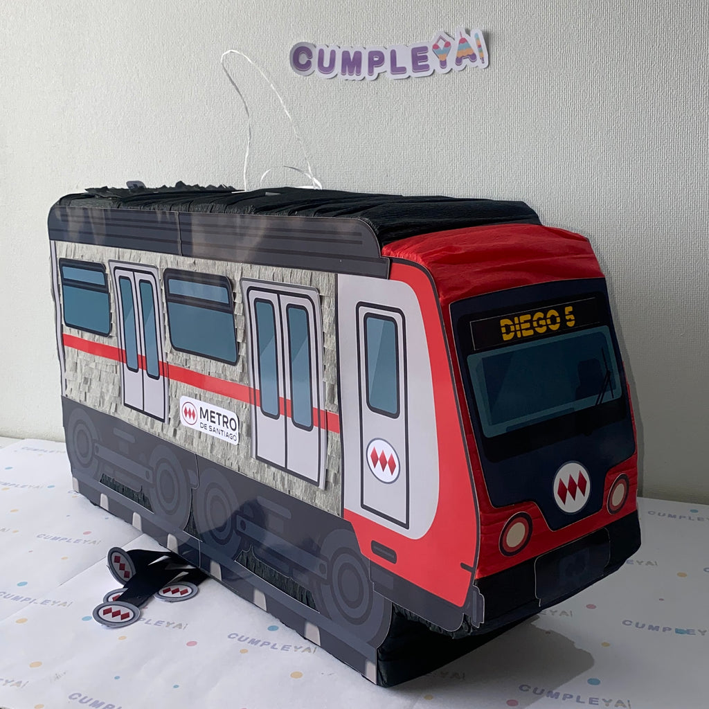 PIÑATA METRO DE SANTIAGO 60CM PREMIUM