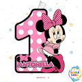 PIÑATA 40 CM NUMERO 1 MINNIE MOUSE