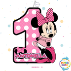 PIÑATA 40 CM NUMERO 1 MINNIE MOUSE