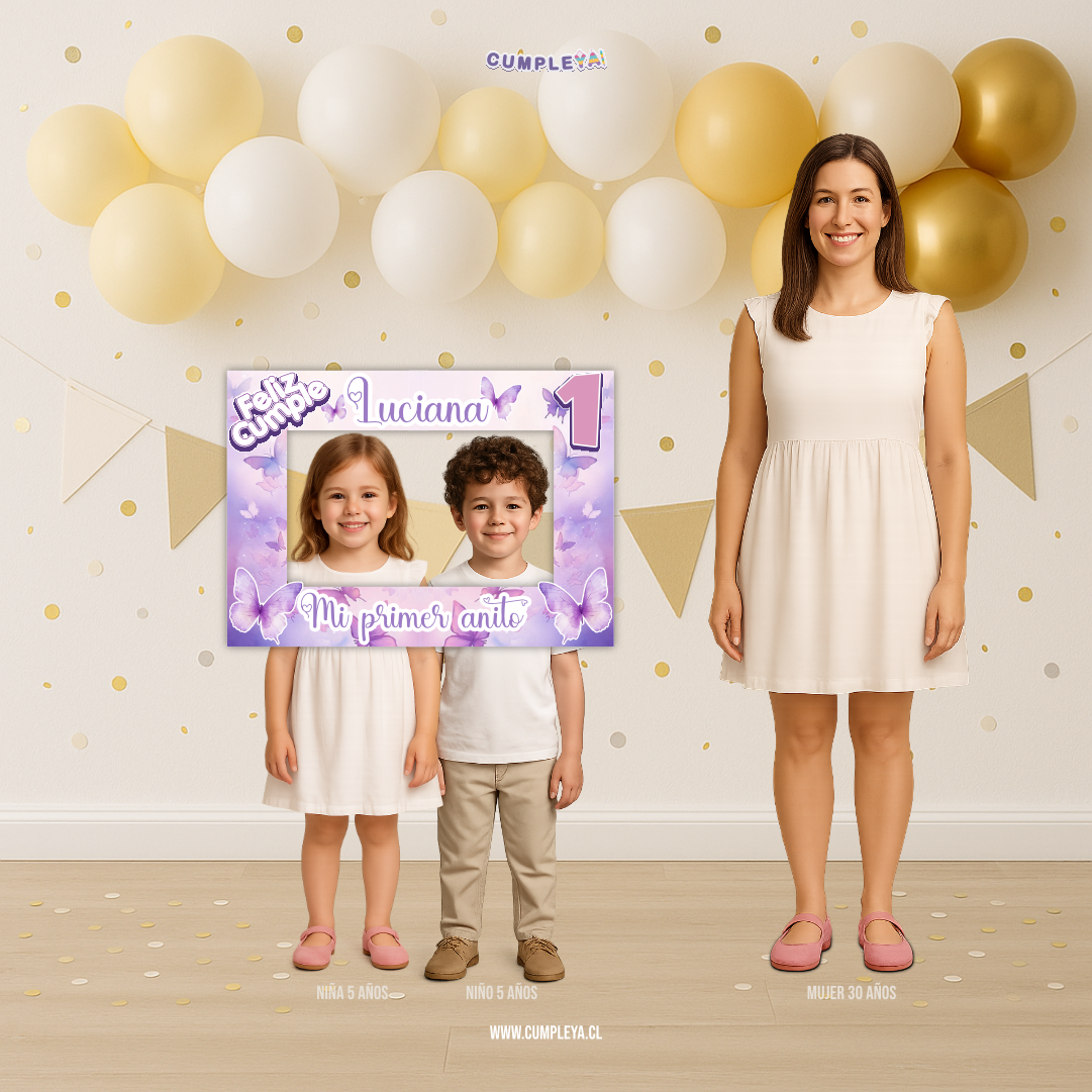 CUADRO SELFIE MARIPOSA 77X55CM