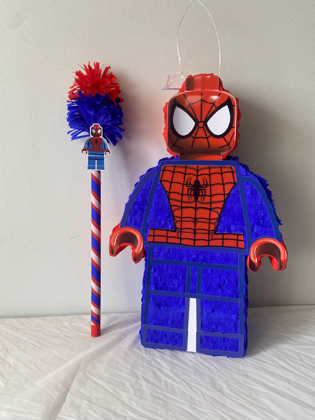 PIÑATA SPIDERMAN LEGO 60CM PREMIUM