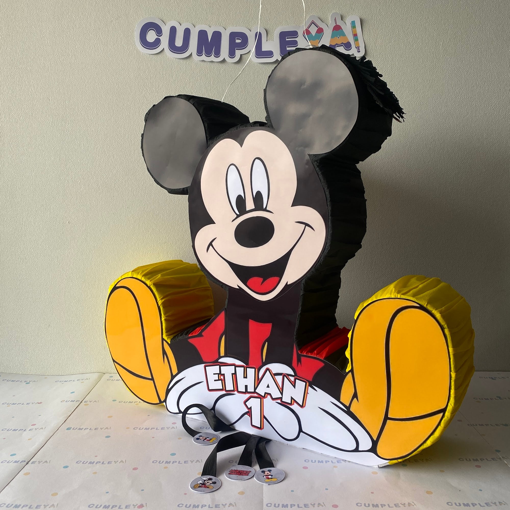PIÑATA MICKEY MOUSE SENTADO