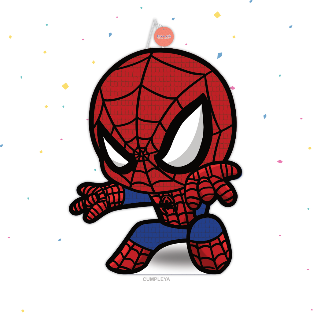 PIÑATA SPIDERMAN - BEBE 40CM PREMIUM