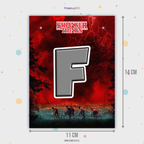 BANDERIN FELIZ CUMPLEAÑOS STRANGER THINGS