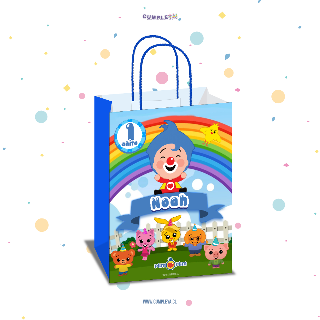 BOLSA SORPRESA 16 × 21 × 8 CM PLIM PLIM