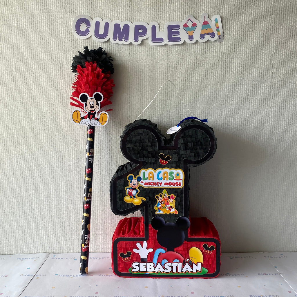 PIÑATA CASA DE MICKEY MOUSE 40CM PREMIUM