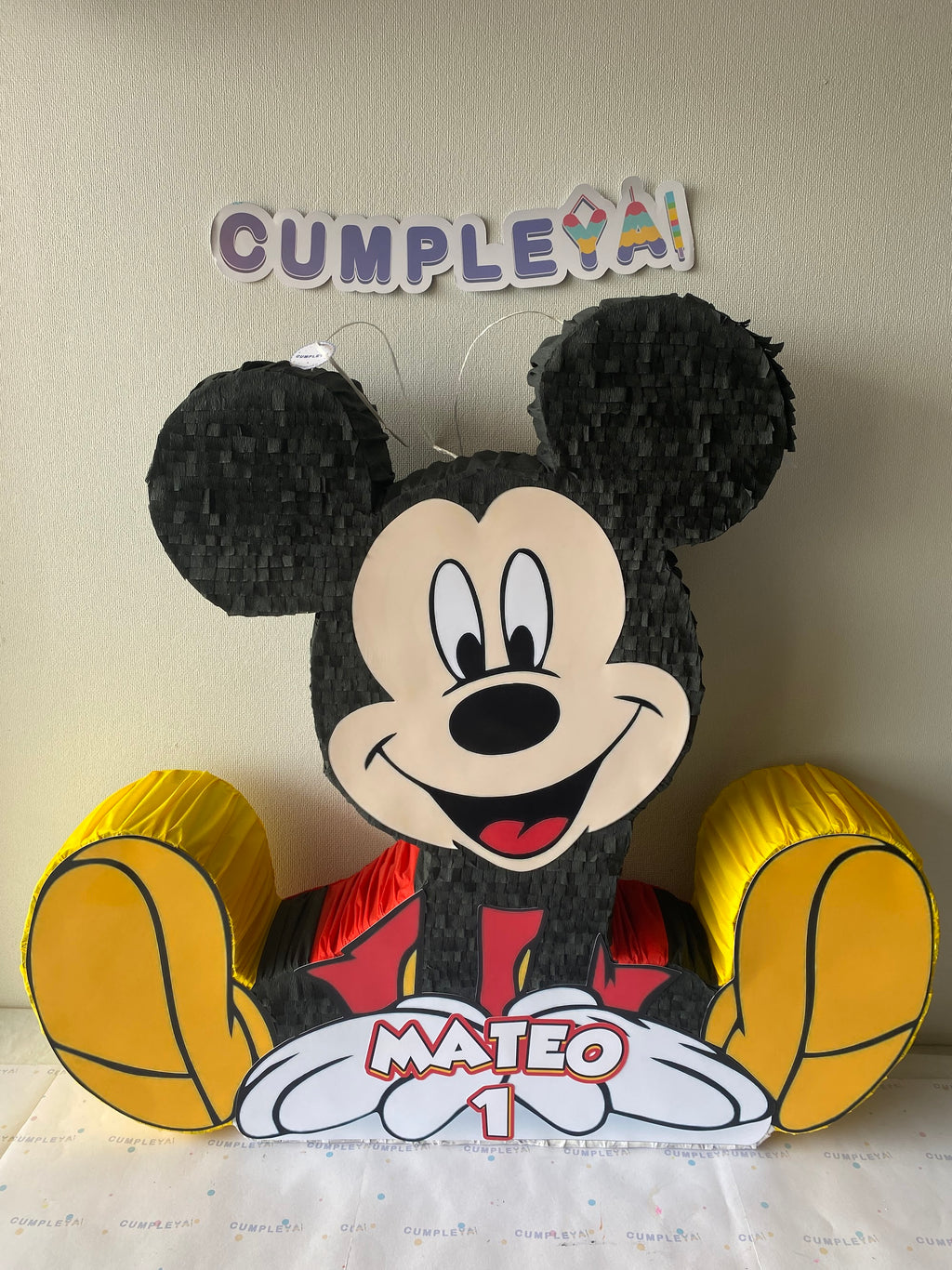 PIÑATA MICKEY SENTADO 60CM PREMIUM
