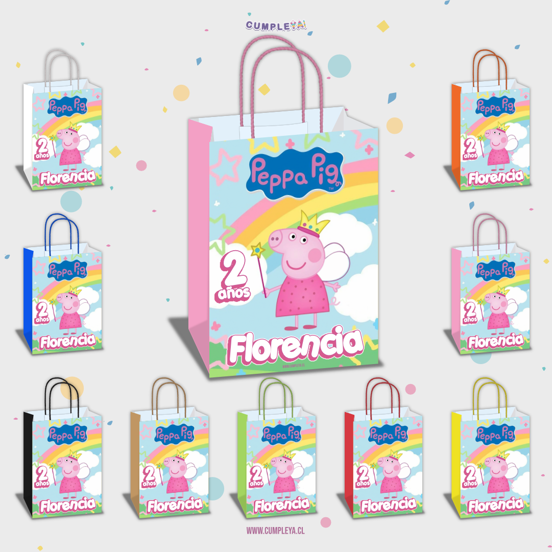 BOLSA SORPRESA 16 × 21 × 8 CM PEPPA PIG HADA
