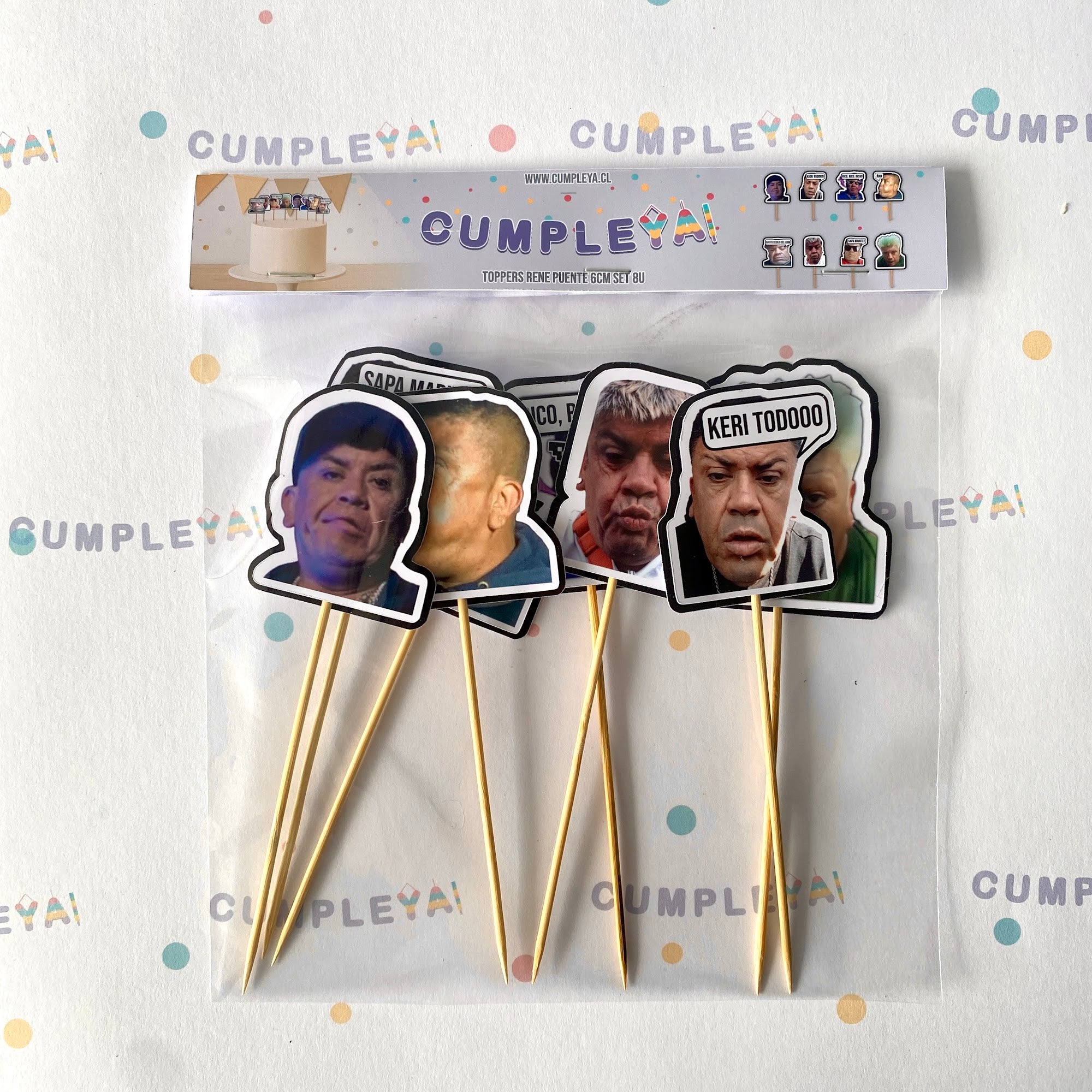 TOPPER RENE PUENTE 6CM SET 8U