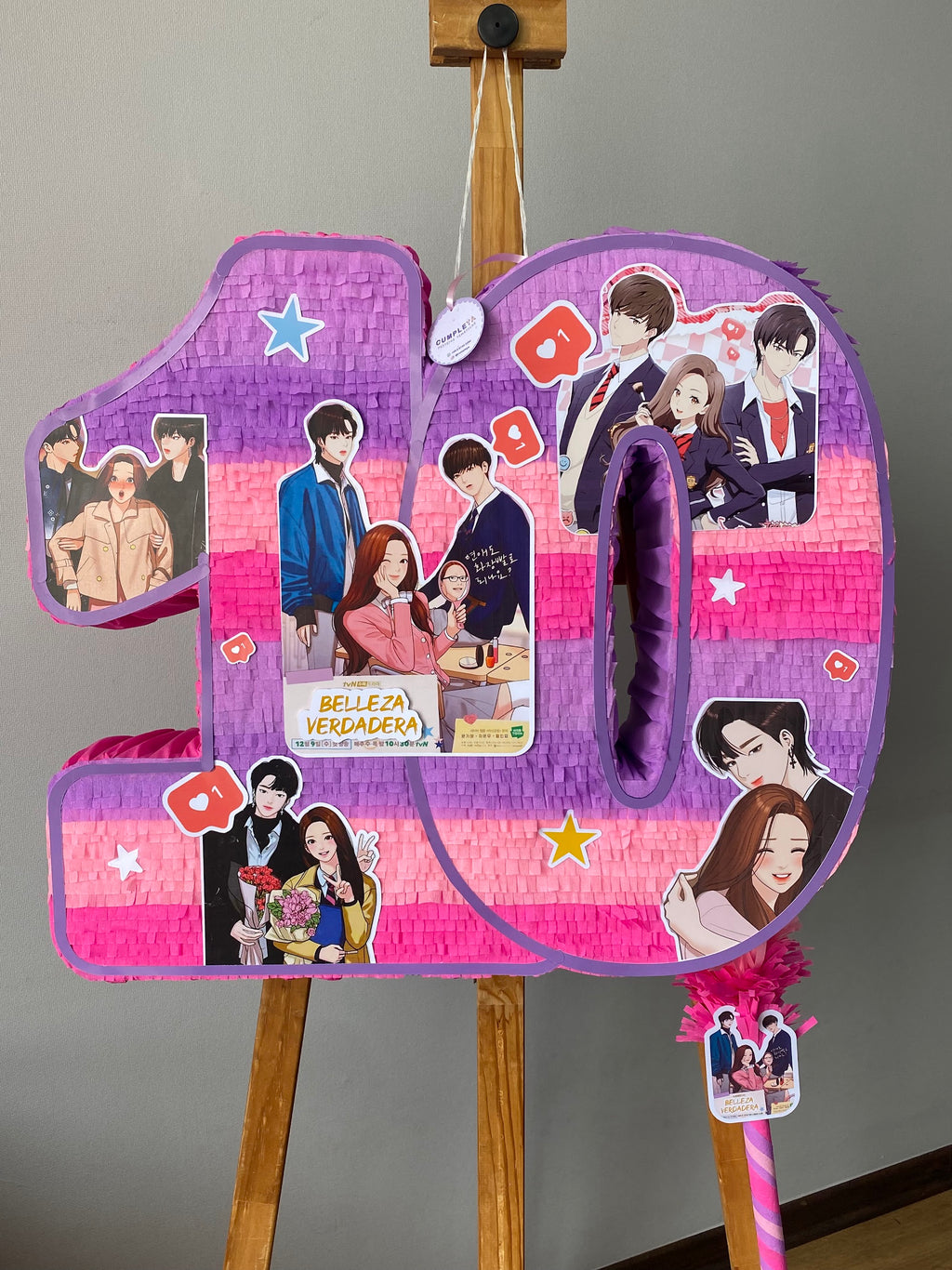 PIÑATA MI BELLEZA VERDADERA / TRUE BEAUTY 60CM PREMIUM