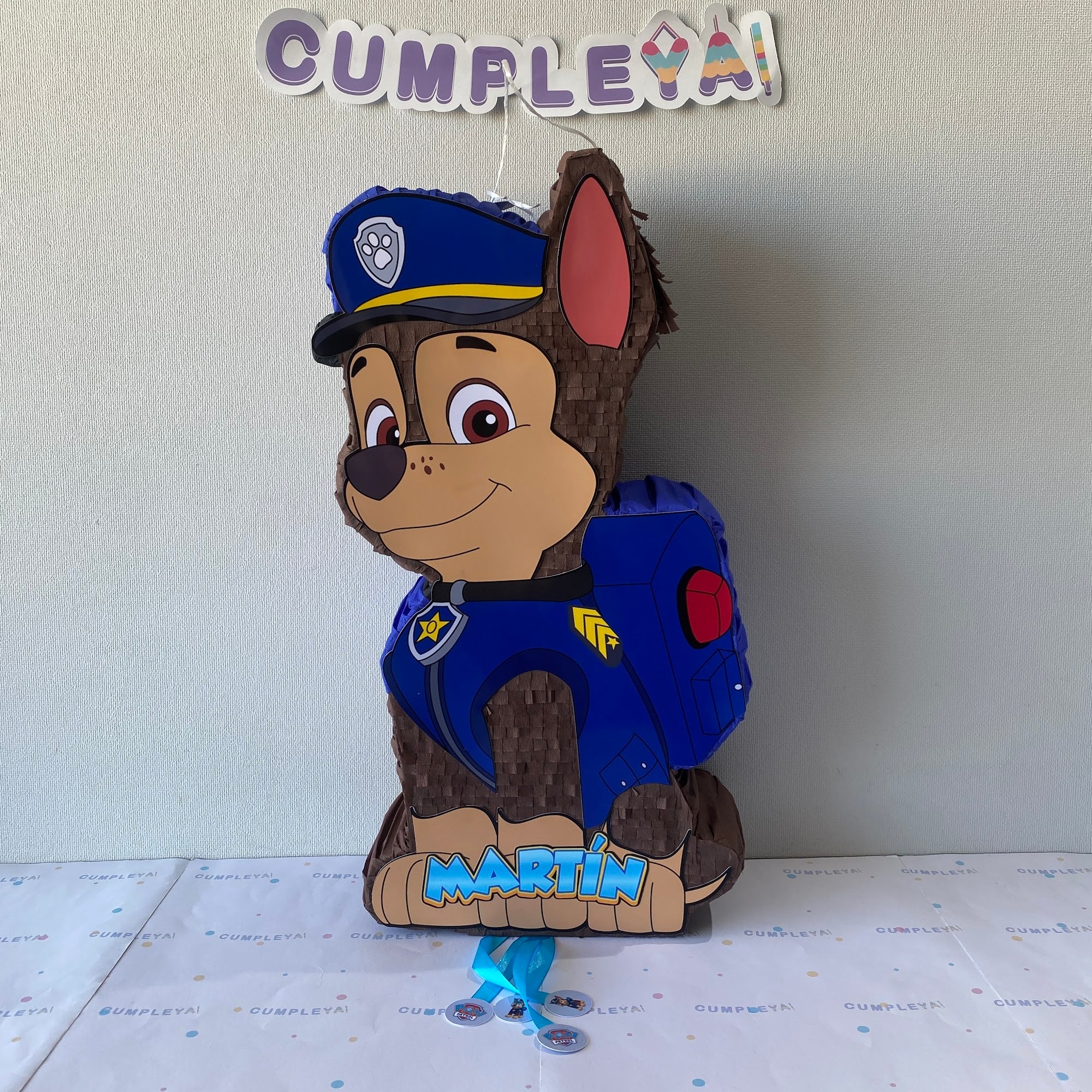 PIÑATA CHASE PAW PATROL 60CM PREMIUM