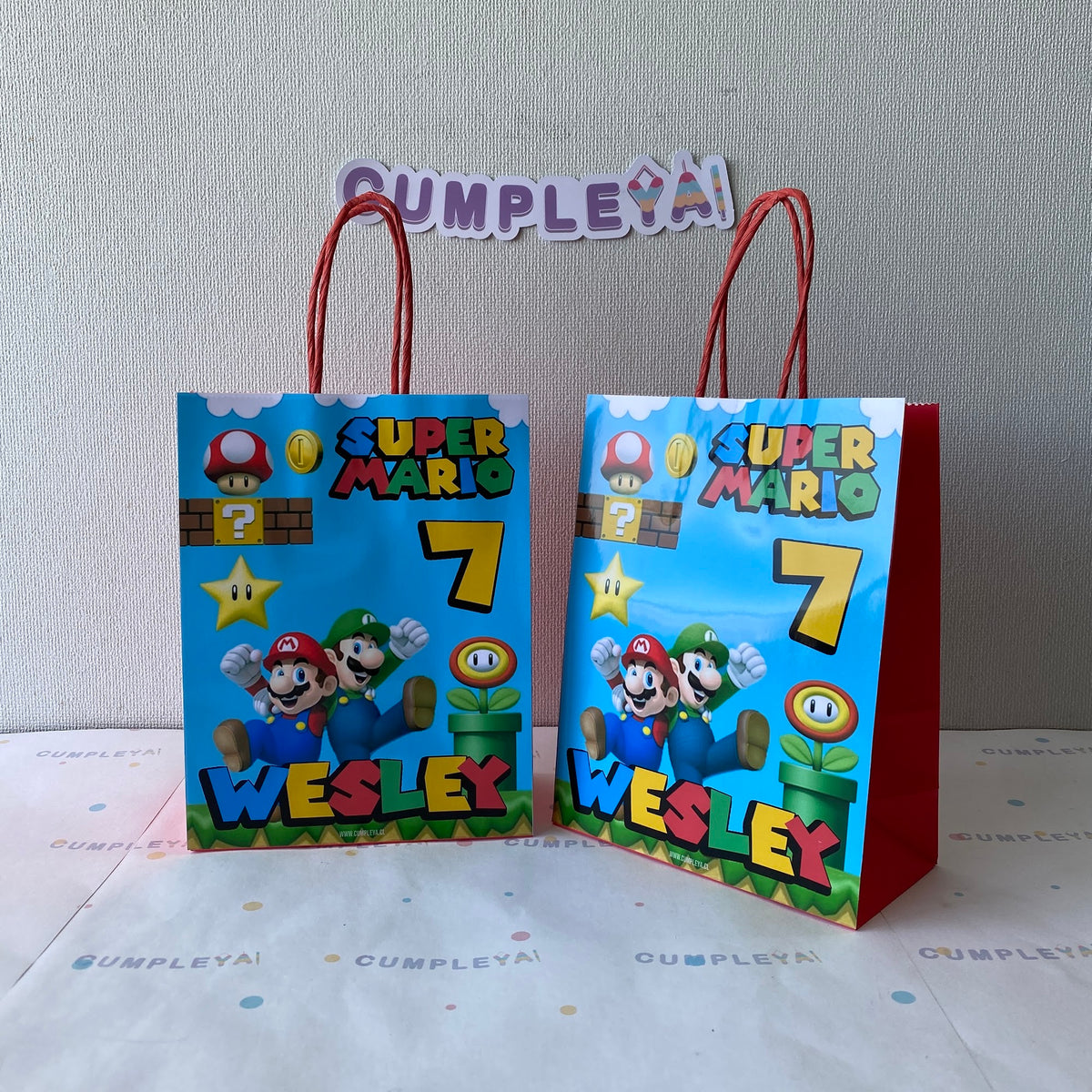 BOLSA SORPRESA 16 × 21 × 8 CM MARIO BROS