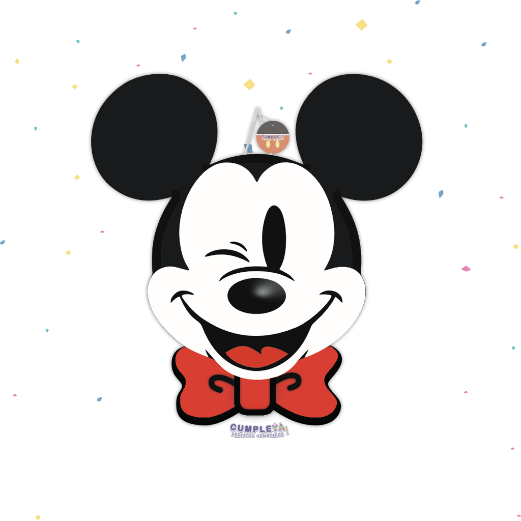 PIÑATA MICKEY CABEZA 40CM PREMIUM