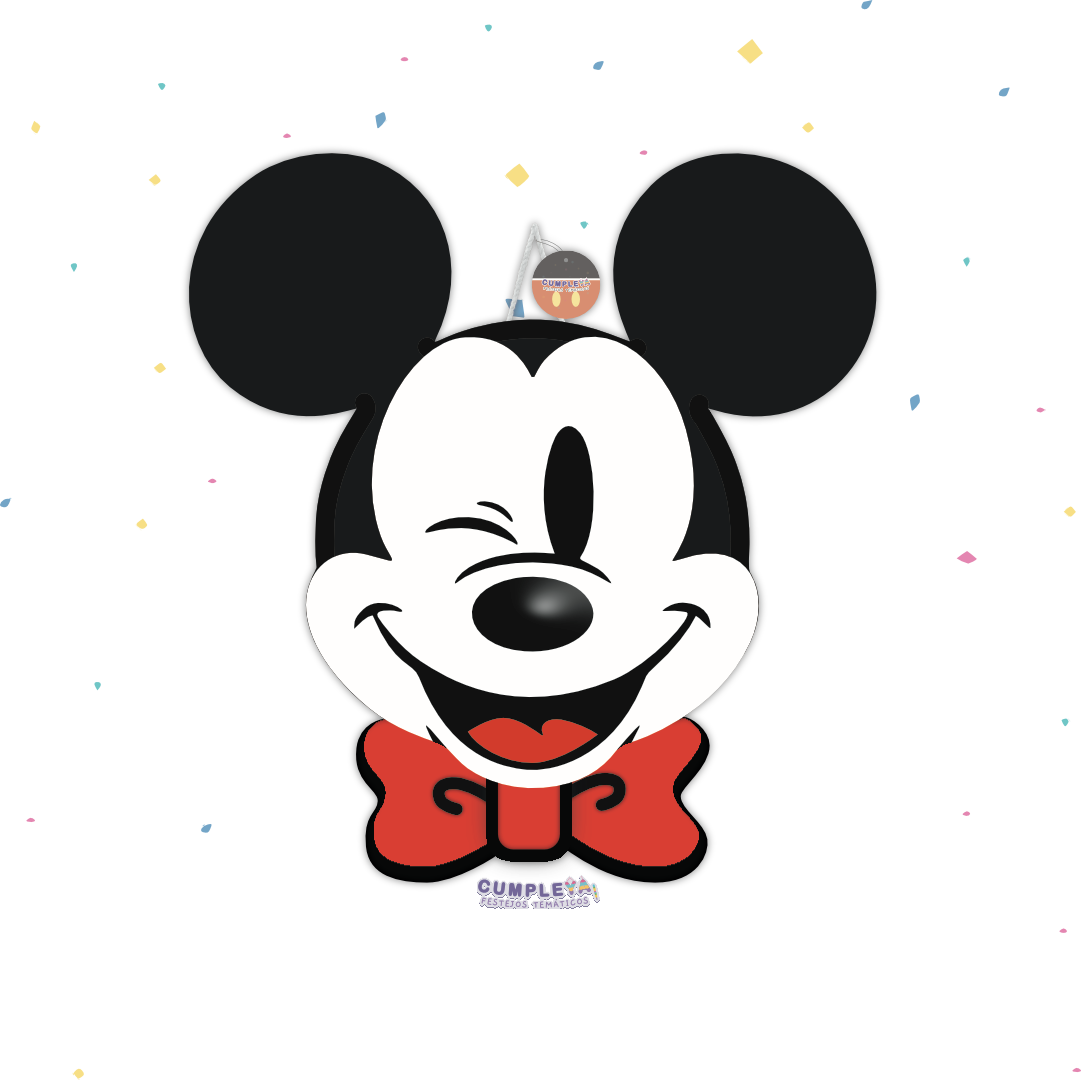 PIÑATA MICKEY CABEZA 40CM PREMIUM