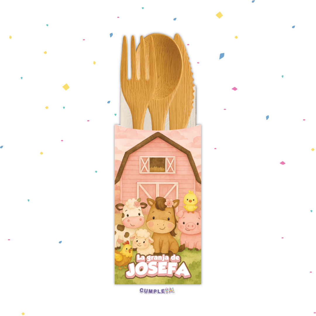 PORTA CUBIERTO GRANJA ROSADA 7X13CM