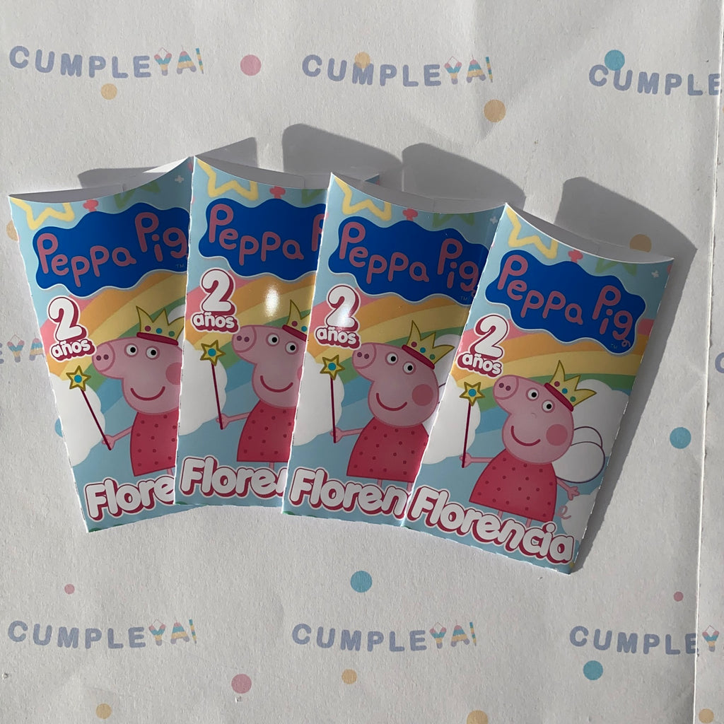 PORTA CUBIERTO PEPPA PIG HADA 7X13CM TEMÁTICO
