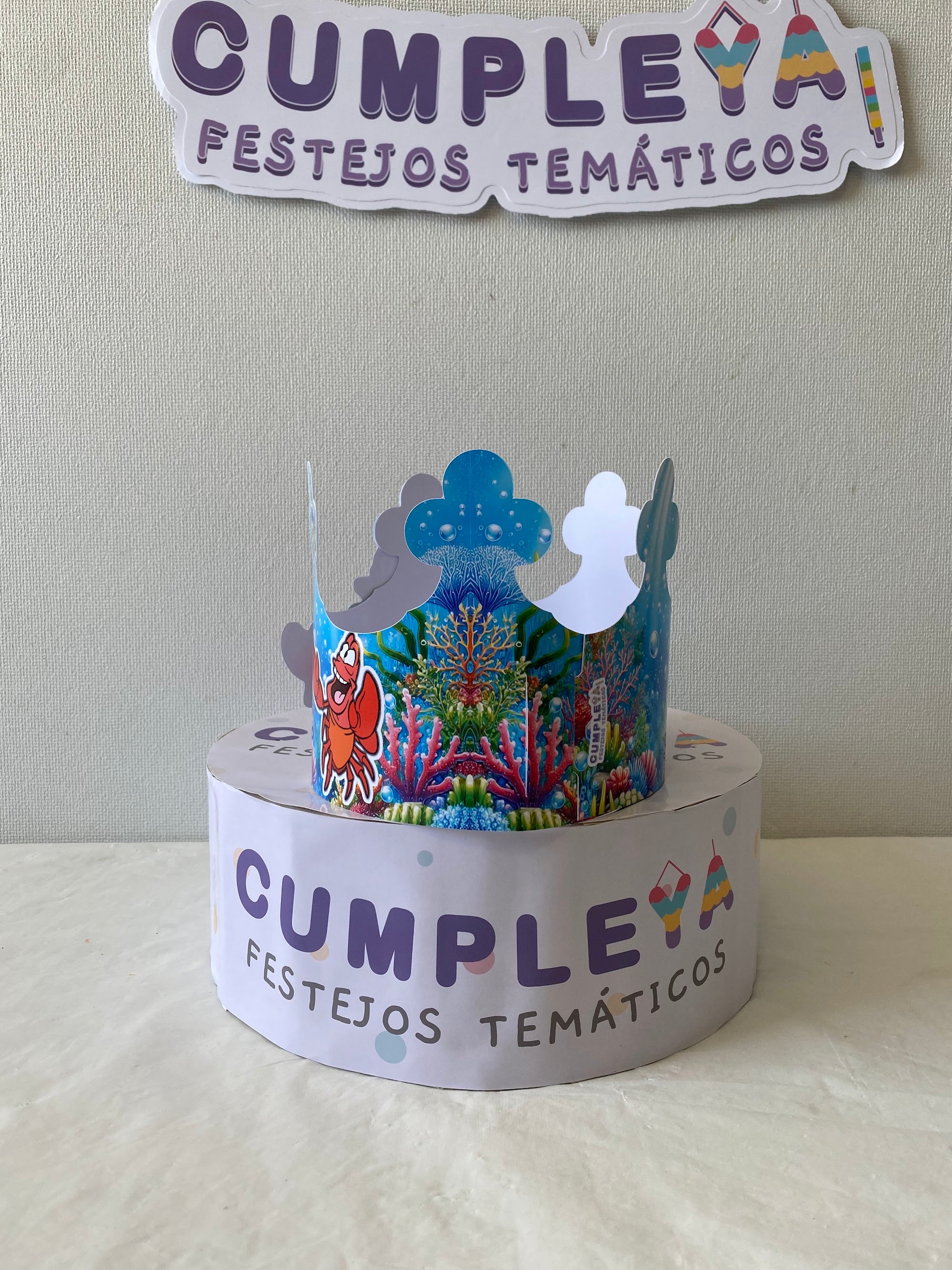 CORONA CANGREJO SEBASTIAN 62X14CM