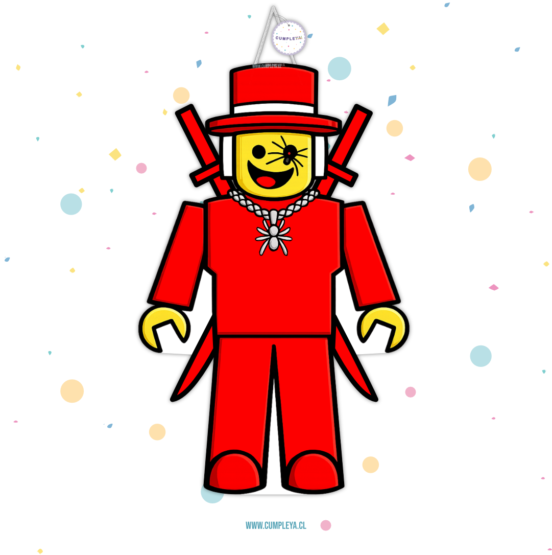 PIÑATA 40 CM SAMMY DE ROBLOX