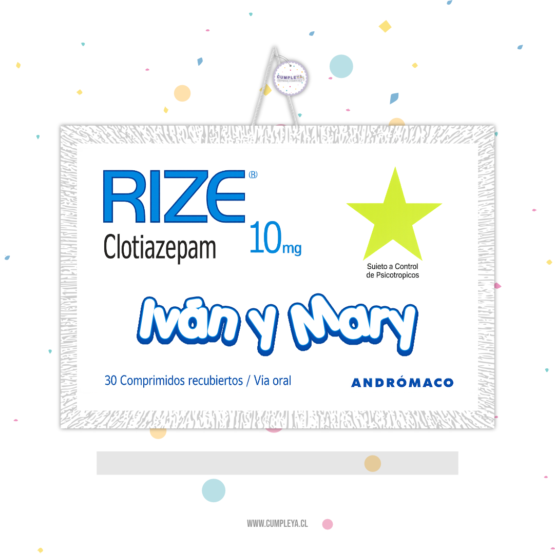 PIÑATA CAJA DE MEDICAMENTO RECTANGULAR EXPRÉS 50CM