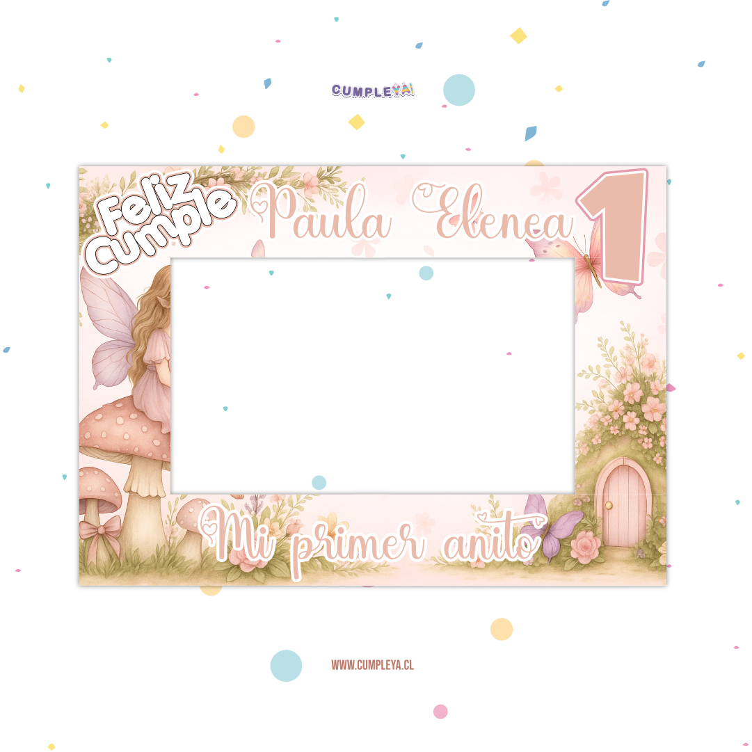 CUADRO SELFIE HADA 77X55CM TEMÁTICO