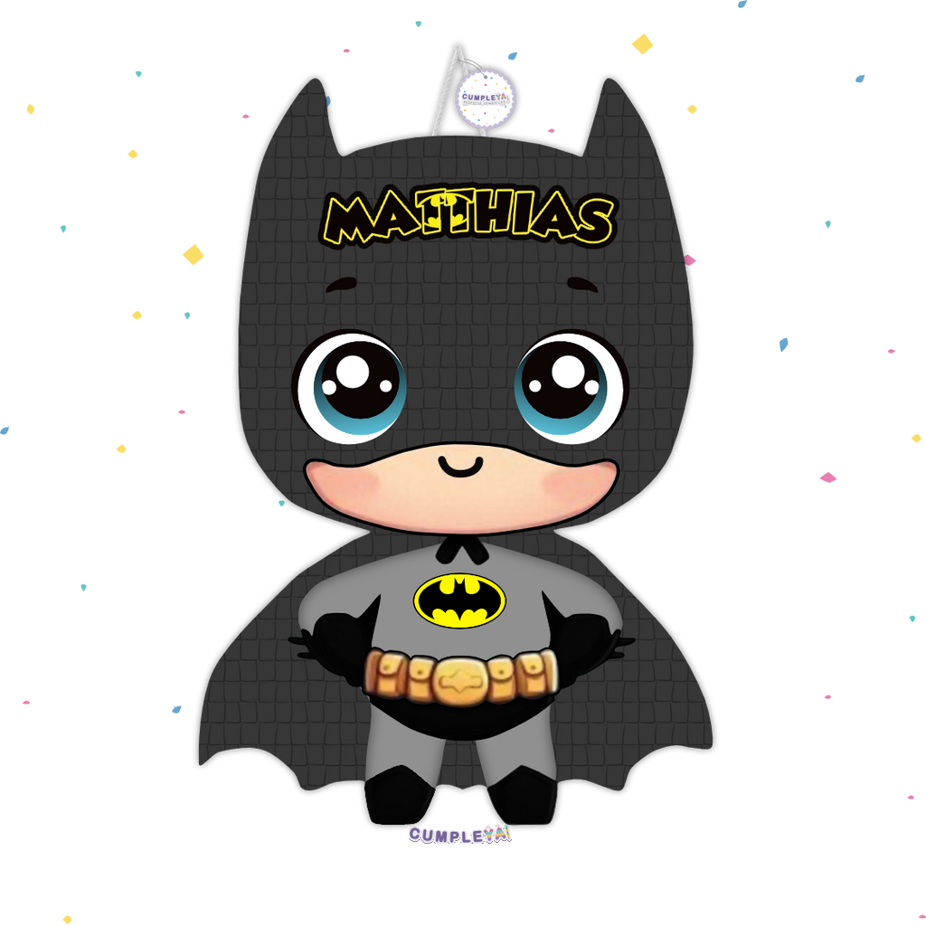 PIÑATA BATMAN NIÑO 40CM PREMIUM