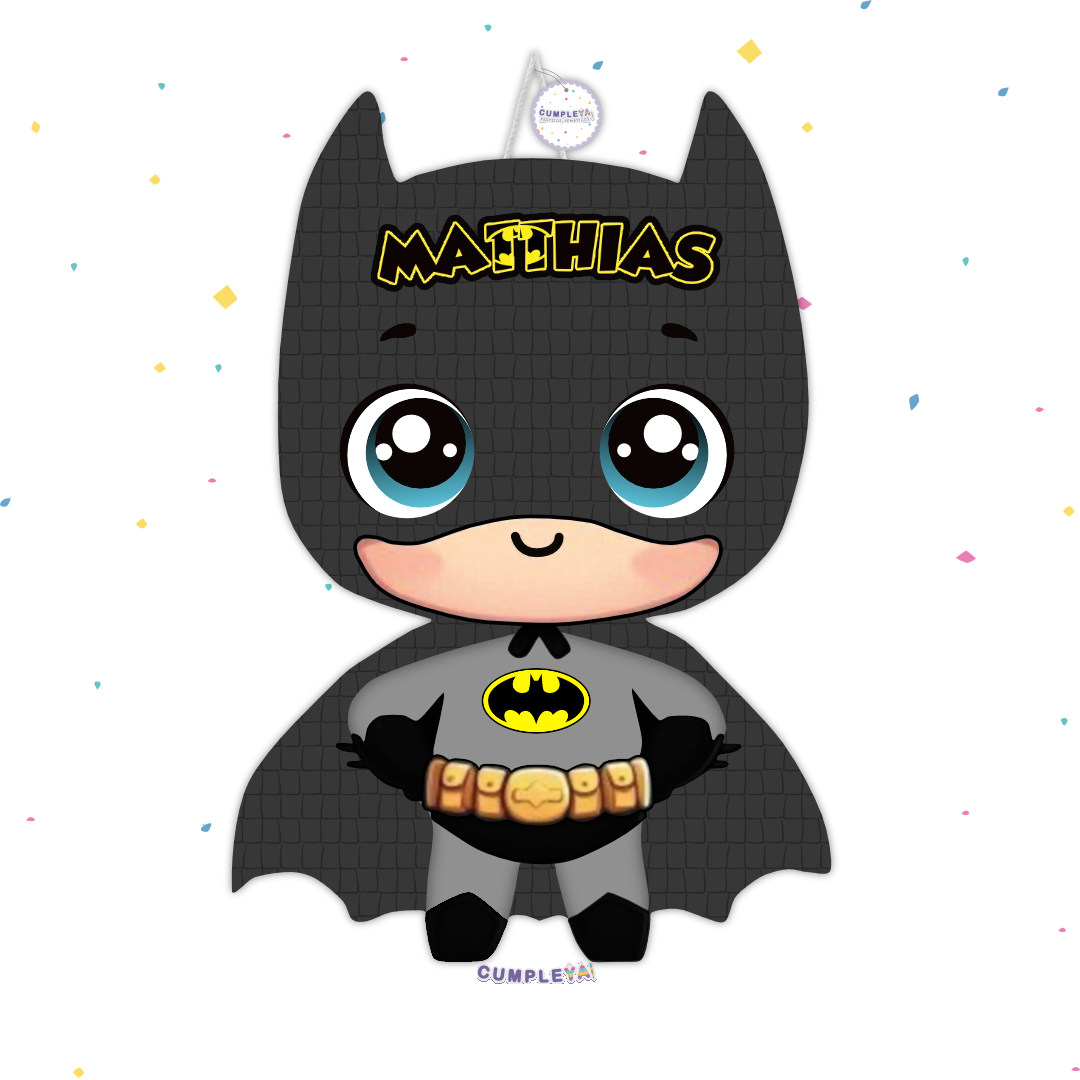 PIÑATA BATMAN NIÑO 40CM PREMIUM
