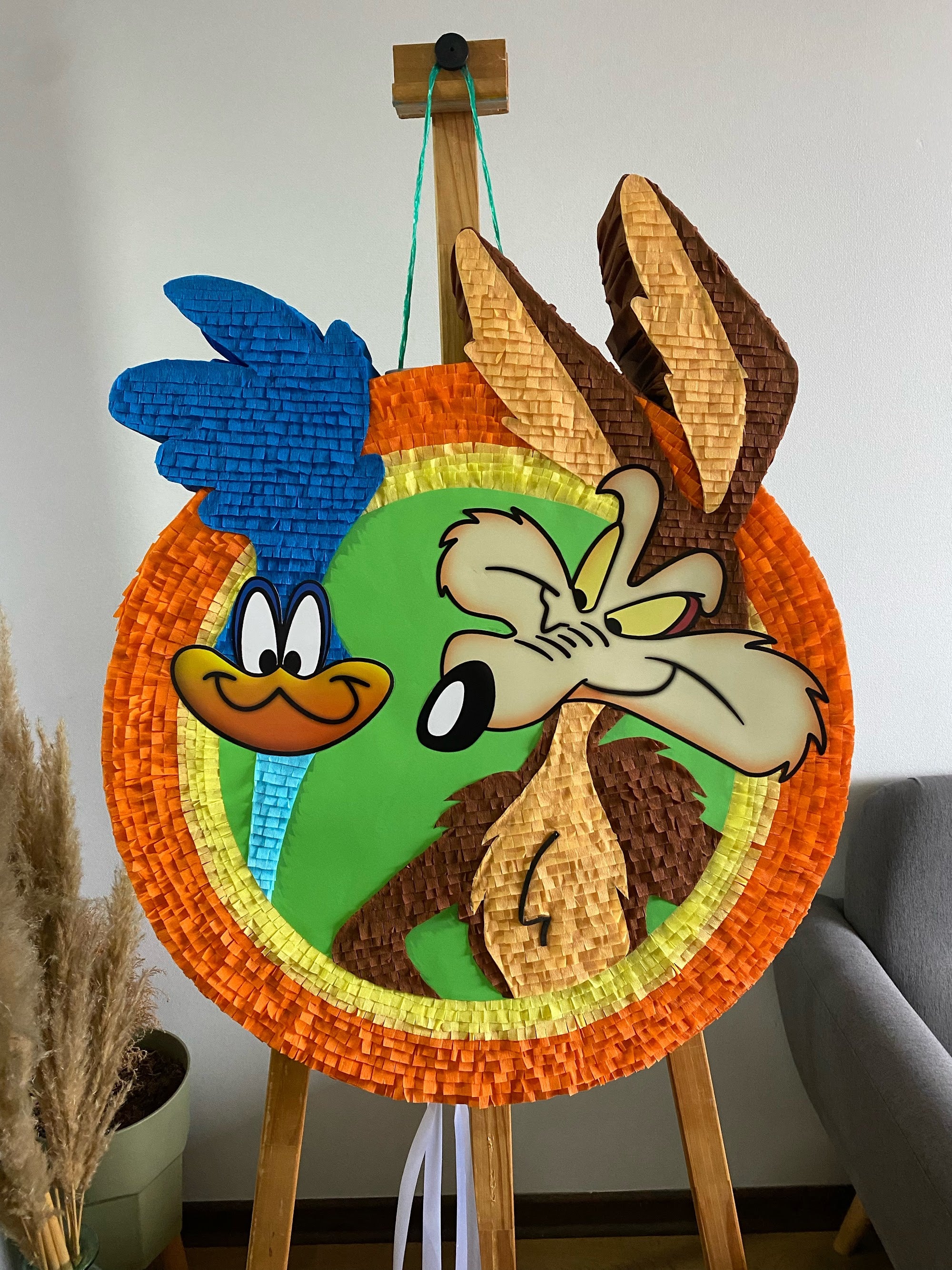 PIÑATA CORRE CAMINO Y COYOTE DE LOONEY TUNES 60CM PREMIUM