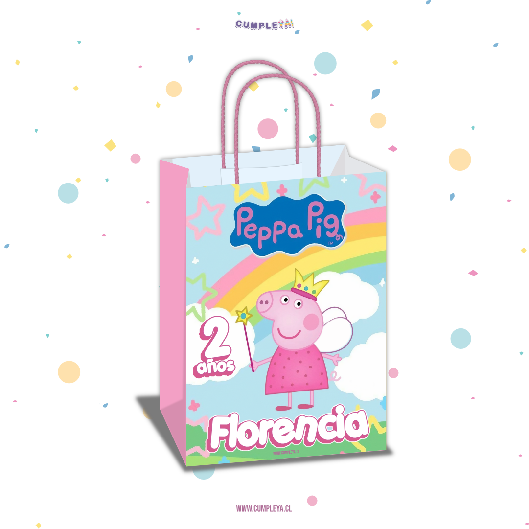 BOLSA SORPRESA 16 × 21 × 8 CM PEPPA PIG HADA