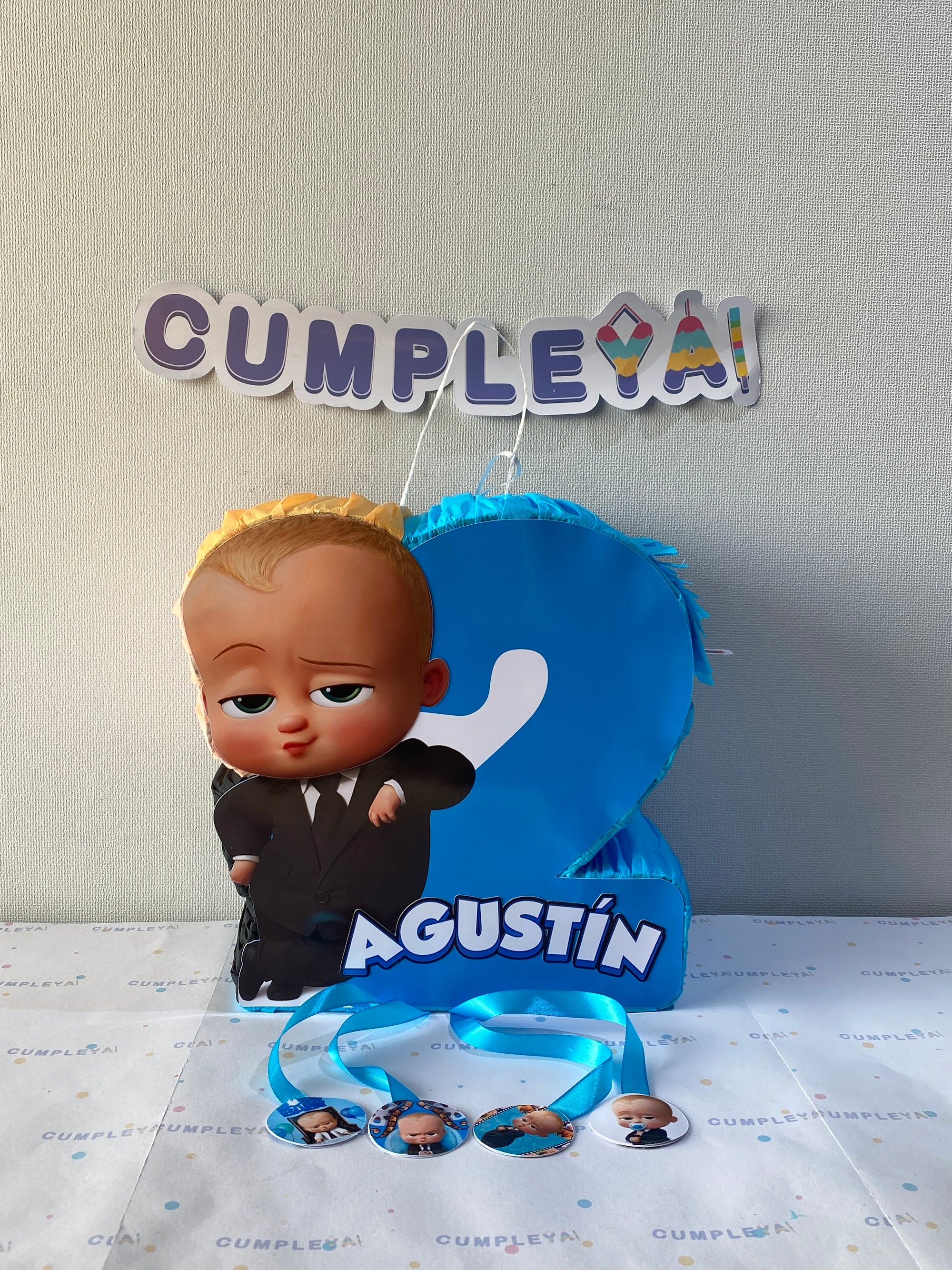 PIÑATA JEFE EN PAÑALE NUMERO 2