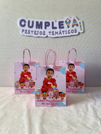 BOLSA SORPRESA 16 × 21 × 8 CM PLIM PLIM ROSADO