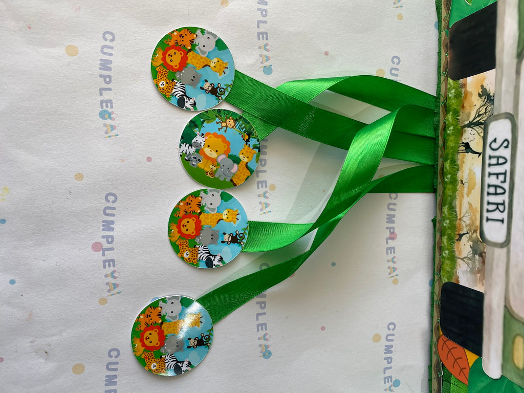 PIÑATA NUMERO 1 CON JEEP SAFARI 60CM PREMIUM