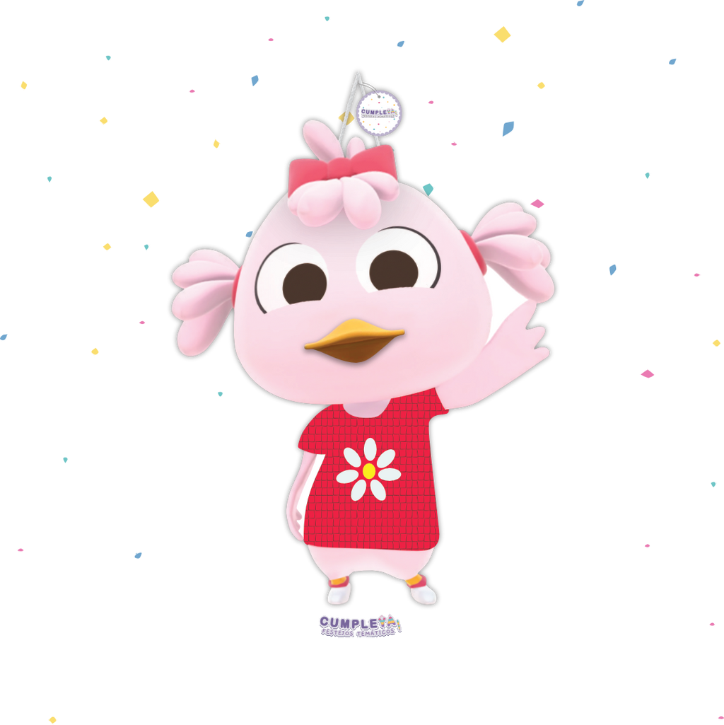 PIÑATA PATITA LULU 60CM PREMIUM