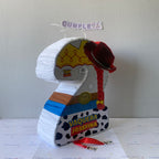 PIÑATA 40 CM NUMERO 2 JESSY LA VAQUERA