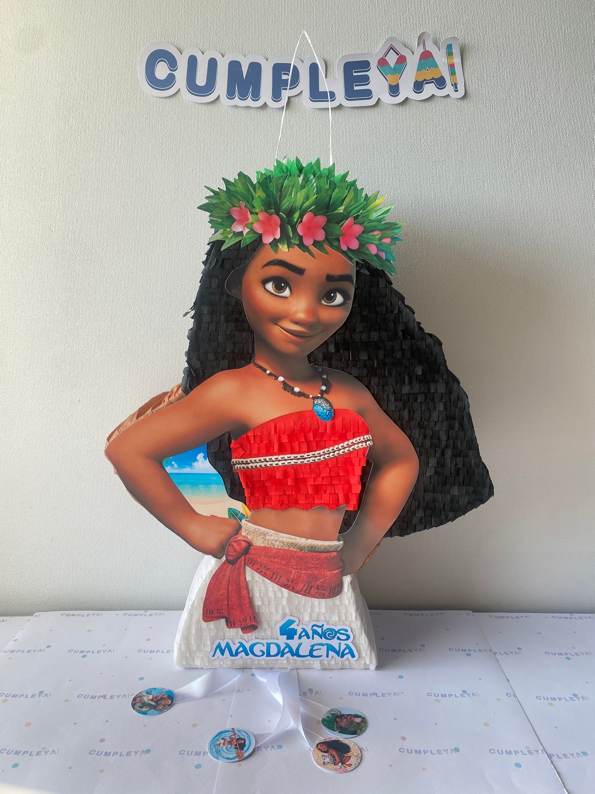 PIÑATA MOANA ADULTA 60CM PREMIUM