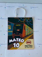 BOLSA SORPRESA 16 × 21 × 8 CM METRO DE SANTIAGO