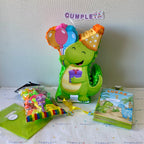 PIÑATA 40 CM DINOSAURIO CON GORRITO