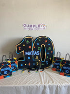 BOLSA SORPRESA 16 × 21 × 8 CM NEON