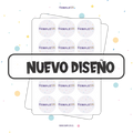 30 STICKER CIRCULARES 5 X 5 CM