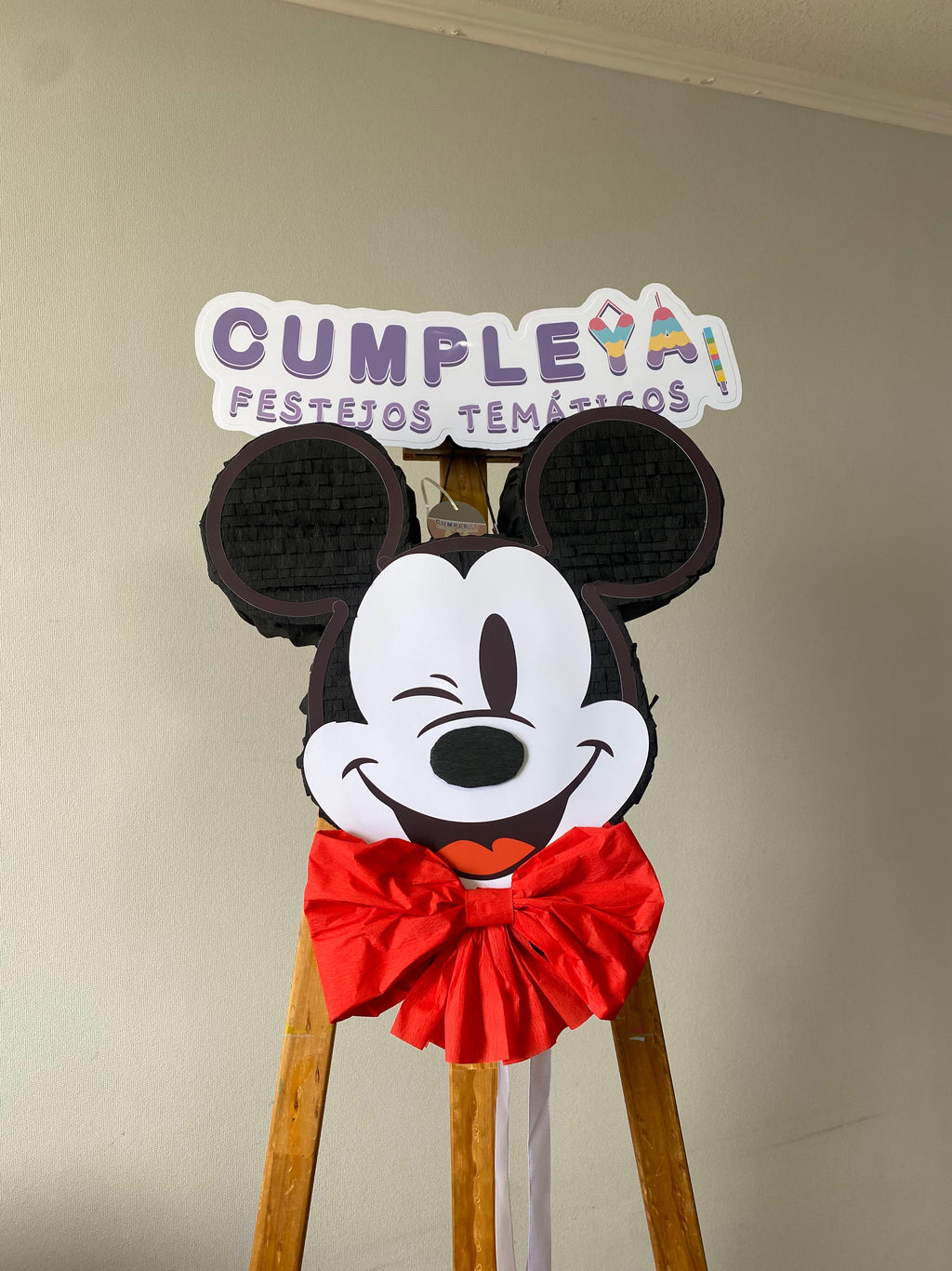 PIÑATA MICKEY CABEZA 40CM PREMIUM