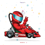 PIÑATA 40 CM KARTING