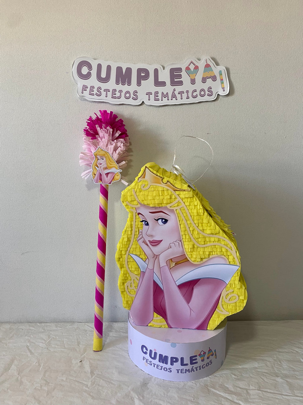 PIÑATA PRINCESA AURORA 40CM PREMIUM