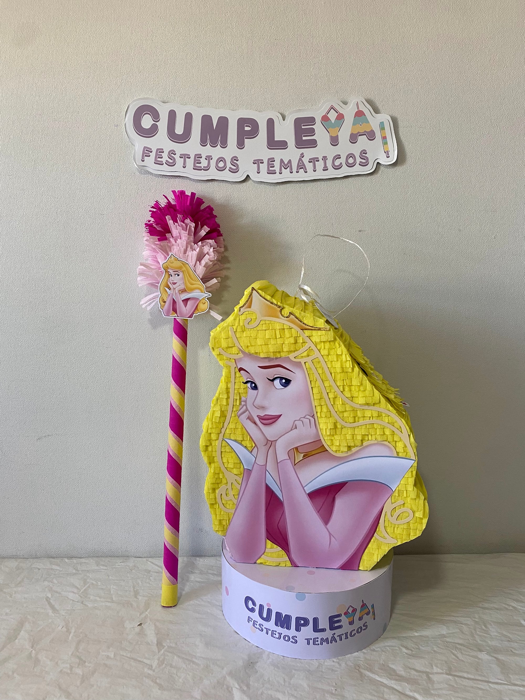 PIÑATA PRINCESA AURORA 40CM PREMIUM