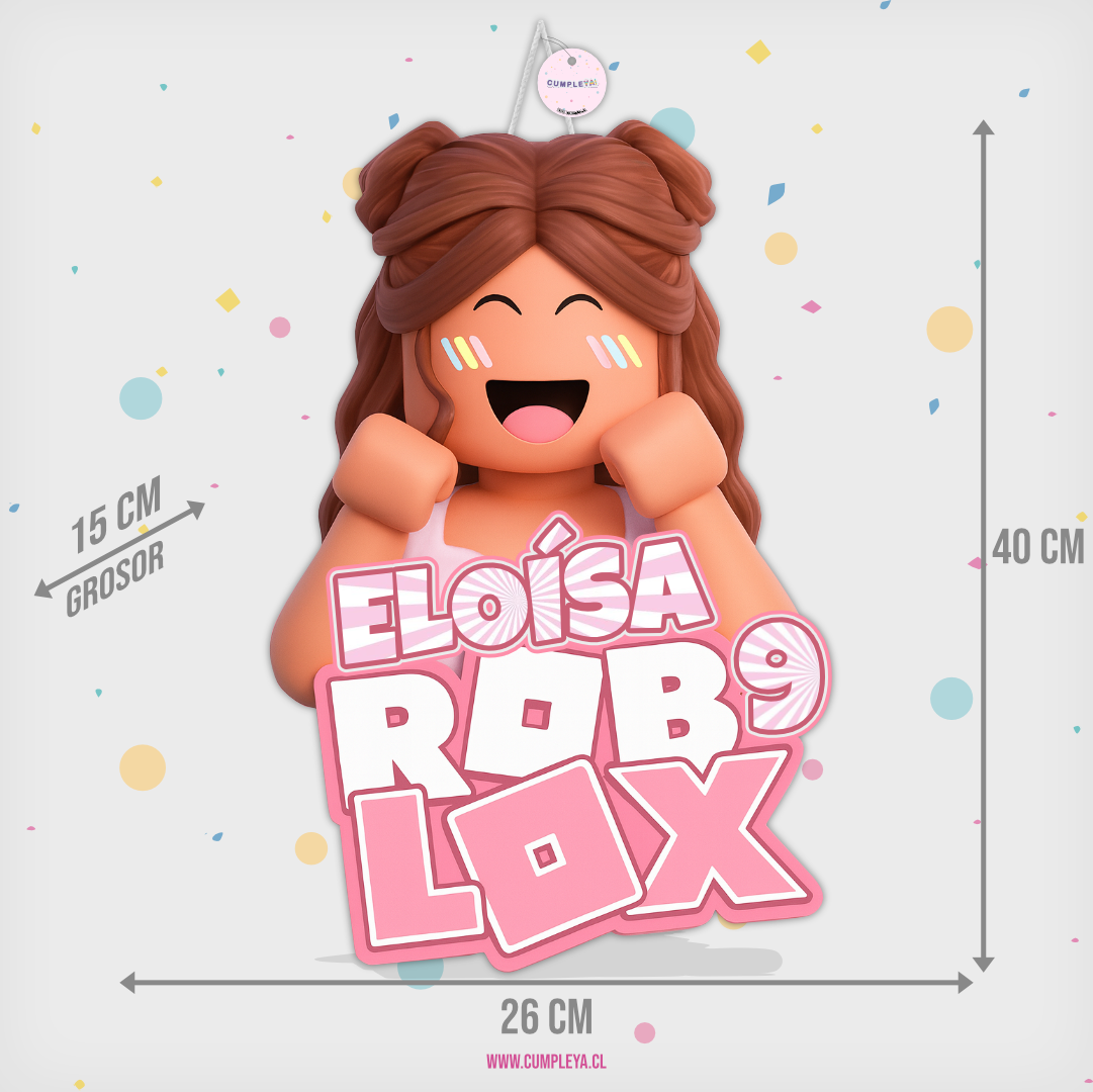 PIÑATA 40 CM ROBLOX NIÑA
