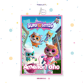 PIÑATA 40 CM RECTANGULAR SUPERGATITOS
