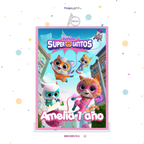 PIÑATA 40 CM RECTANGULAR SUPERGATITOS