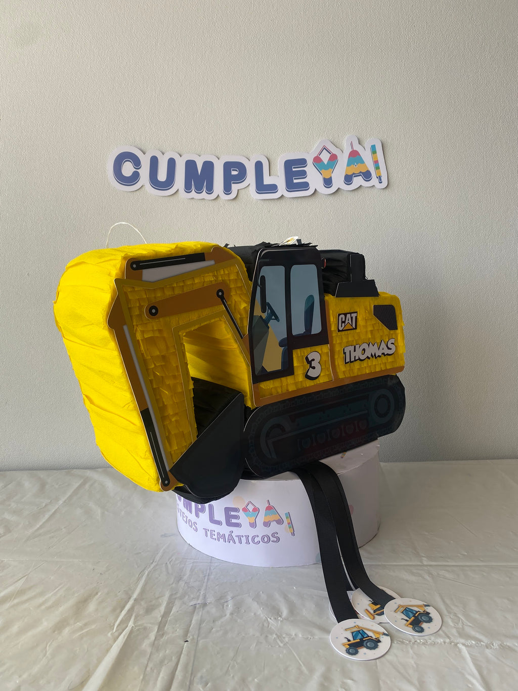 PIÑATA EXCAVADORA 40CM PREMIUM